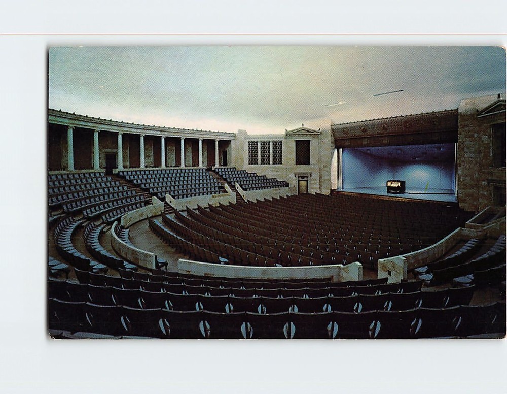 Postcard Concert Hall Toledo Museum of art Peristyle Toledo Ohio USA