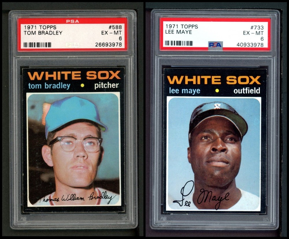 1971 Topps Chicago White Sox Team Set 6 - EX/MT 3682006