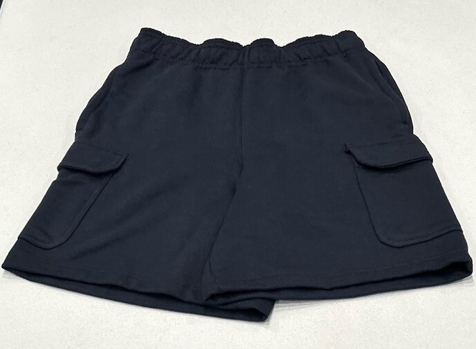Champion Men's Powerblend Cargo Shorts, Navy Blue, Size S