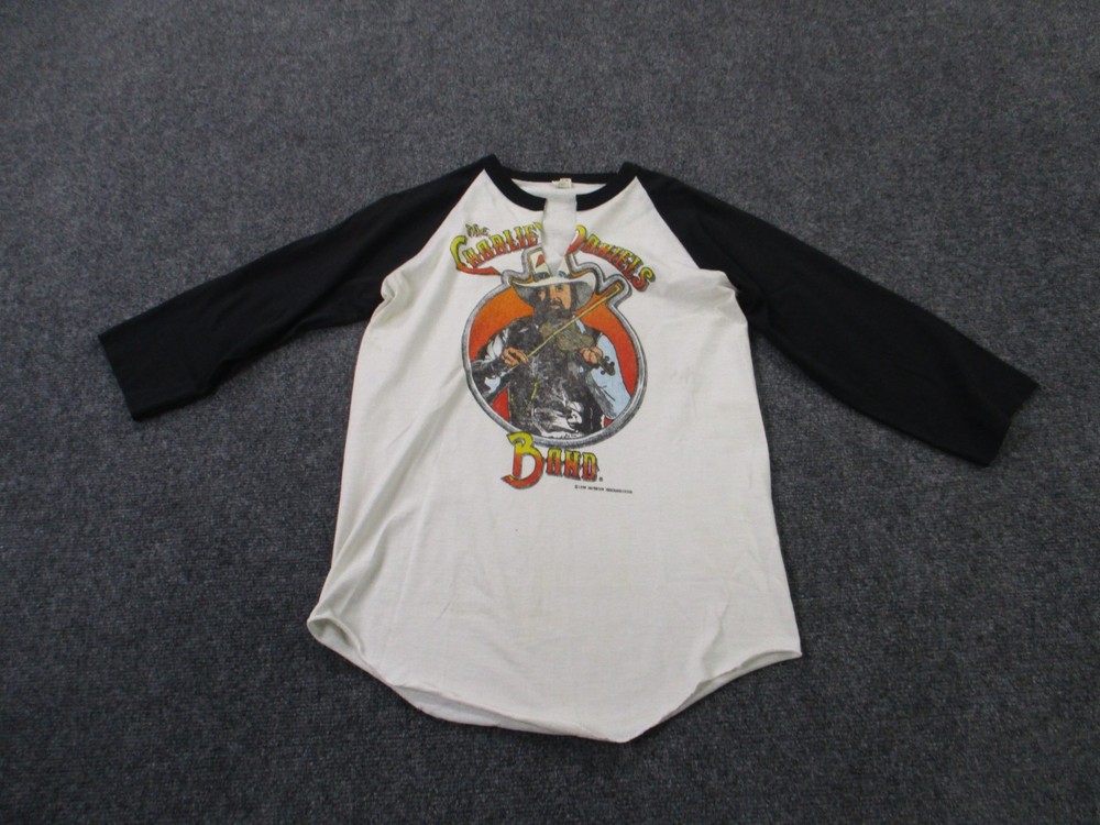Vintage Charlie Daniels Band Shirt Men S Graphic Country Music 1988 80s USA Made