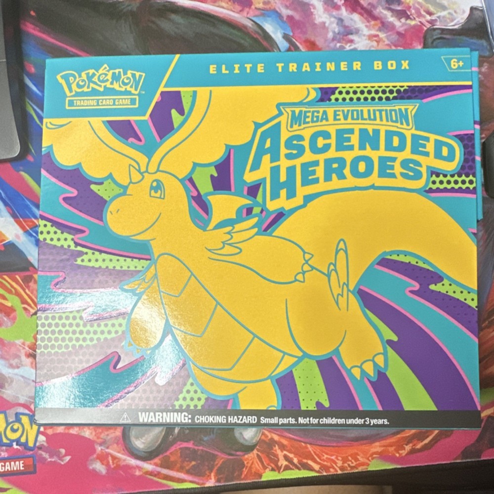 “OPENED BOX” Pokémon Elite Trainer Box Mega Evolution Ascended Heroes