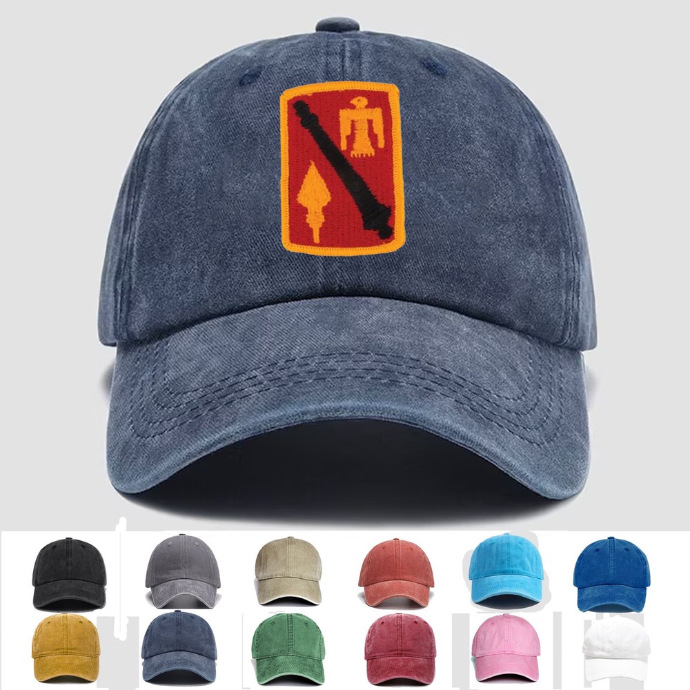 Custom Embroidered Hat 45th Field Artillery Brigade, Veteran Cap, Trucker Hat