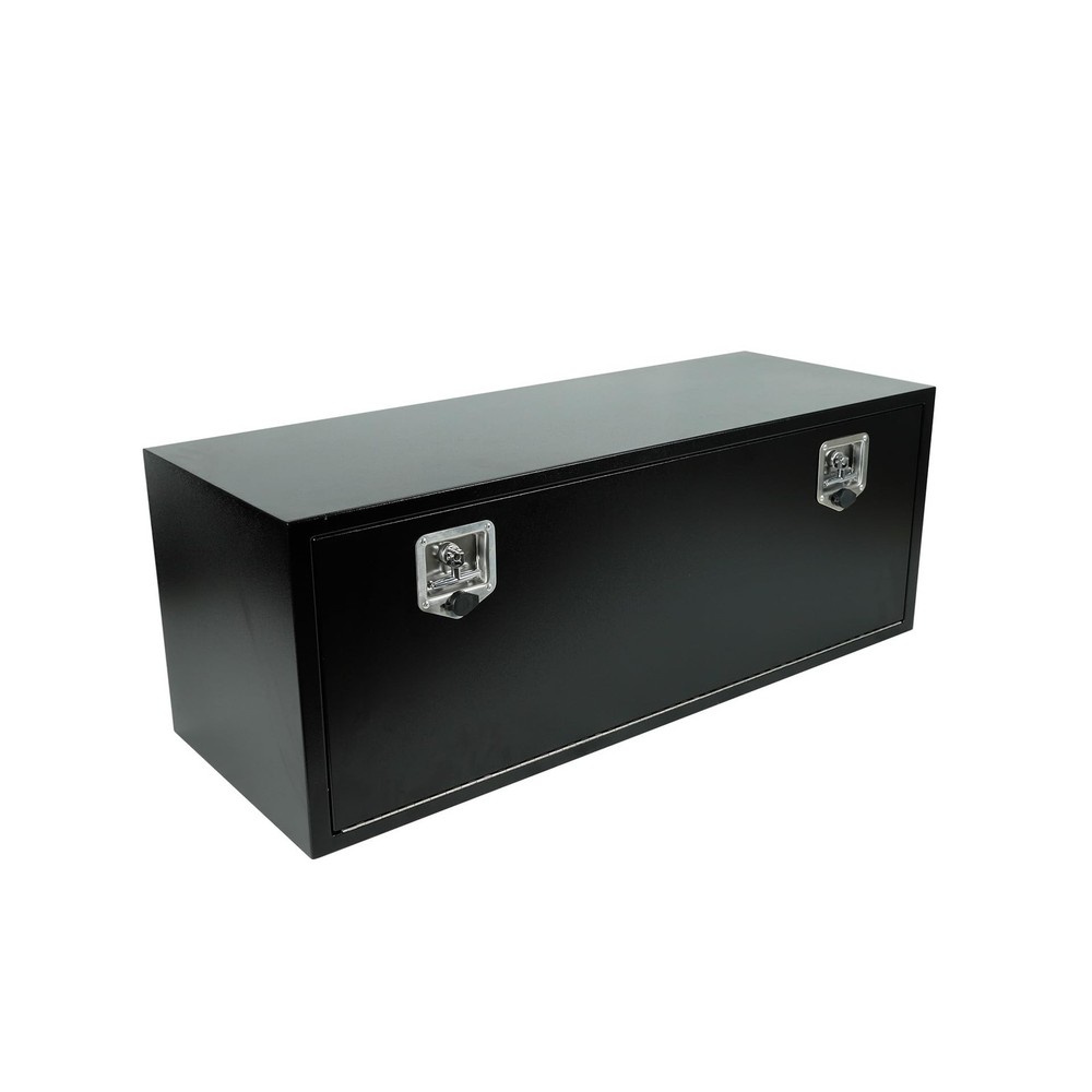 confote Black Steel Underbody Truck Tool Box with T-Handle Lock,Heavy Duty Tr...