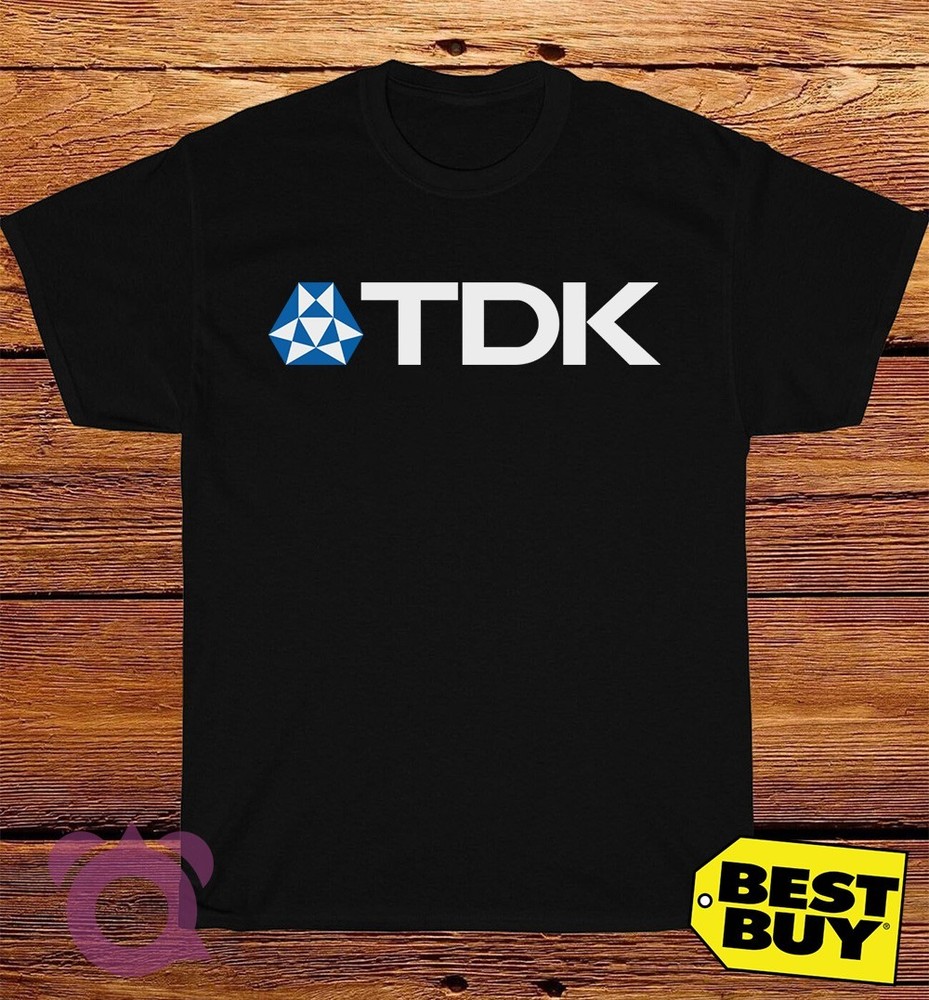 New TDK Audio Logo Men's Funny T-Shirt Made In USA Size S to 5XL