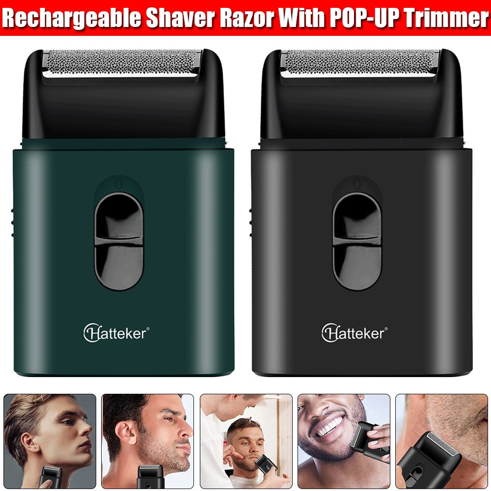 Mini Electric Shaver Trimmer Razor USB Hair Beard Shaving Machine Pop-UP Trimmer