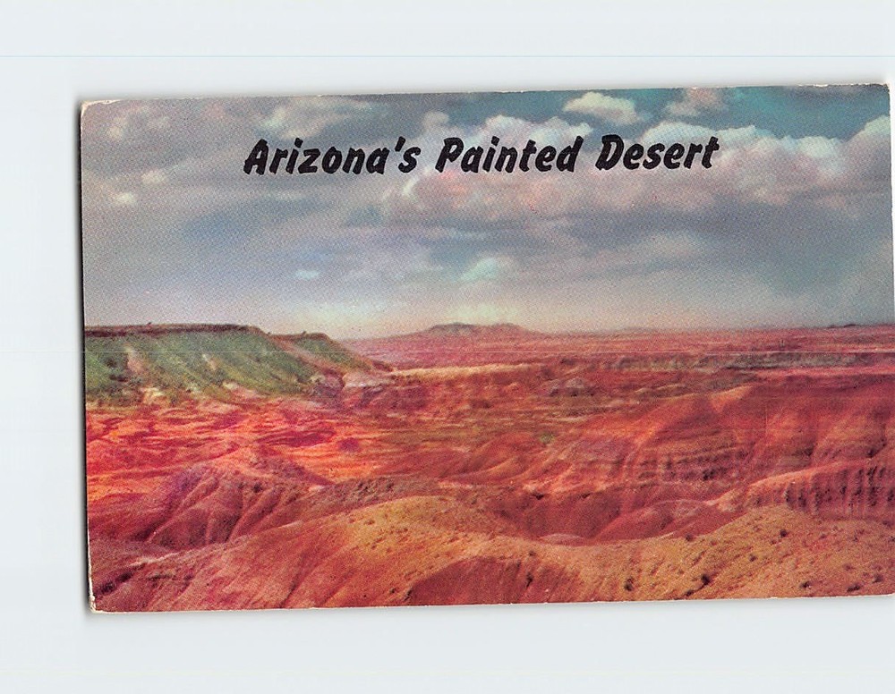 Postcard Arizonas Painted Desert Arizona USA