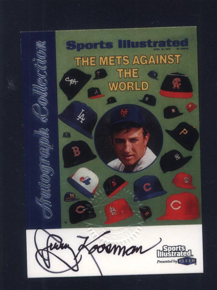 1999 Fleer Sports Illustrated Greats of Game Jerry Koosman Signed Auto (NRMT)