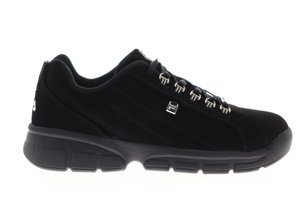 Fila Exchange 2K10 1SC055NF-010 Mens Black Nubuck Lifestyle Sneakers Shoes 9