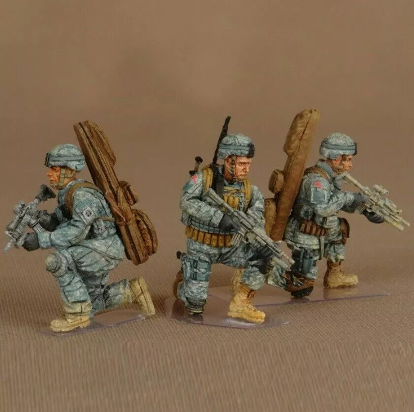1/35 Resin Figure Model Kit Modern US Soldiers Snipers Unpainted Unassambled