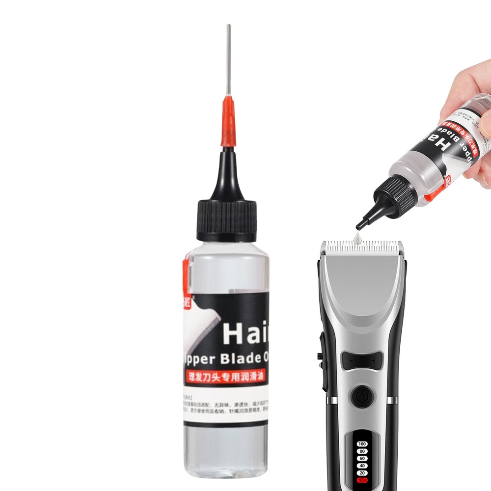 60ml Hair Clipper Lubricant Oil Blade Lube For Shaver Trimmer Grooming Machine