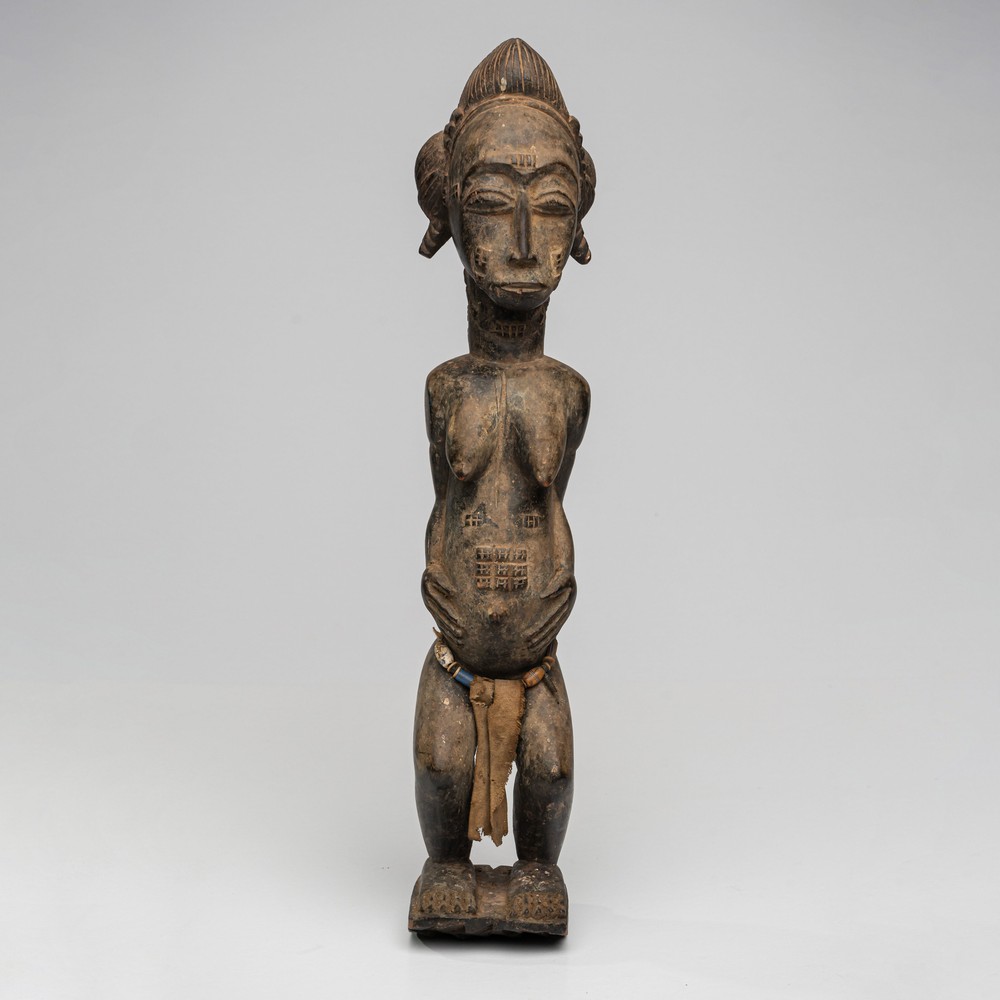 0799 Baule Figurine Asie Usu or Blolo Bla Ivory Coast Africa