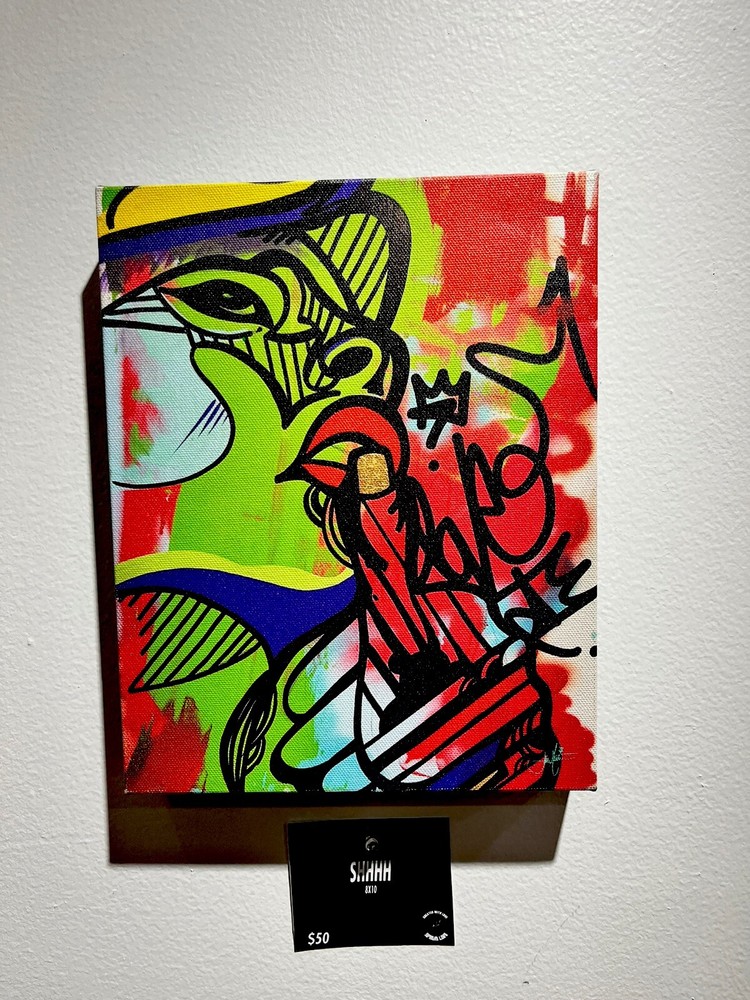 Graffiti Art Black African Woman Canvas Painting Abstract Poster Prints Wall Art-image