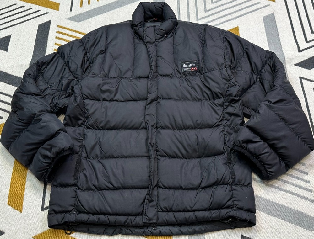 MOUNTAIN EQUIPMENT DRILITE DOWN JACKET MEN BLACK PUFFER  HIKING VINTAGE SIZE M