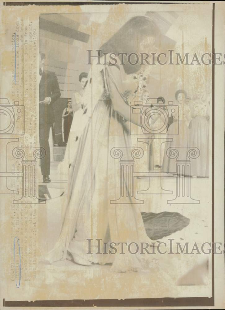 1970 Press Photo Phyllis George wins Miss America Competition in Atlantic City