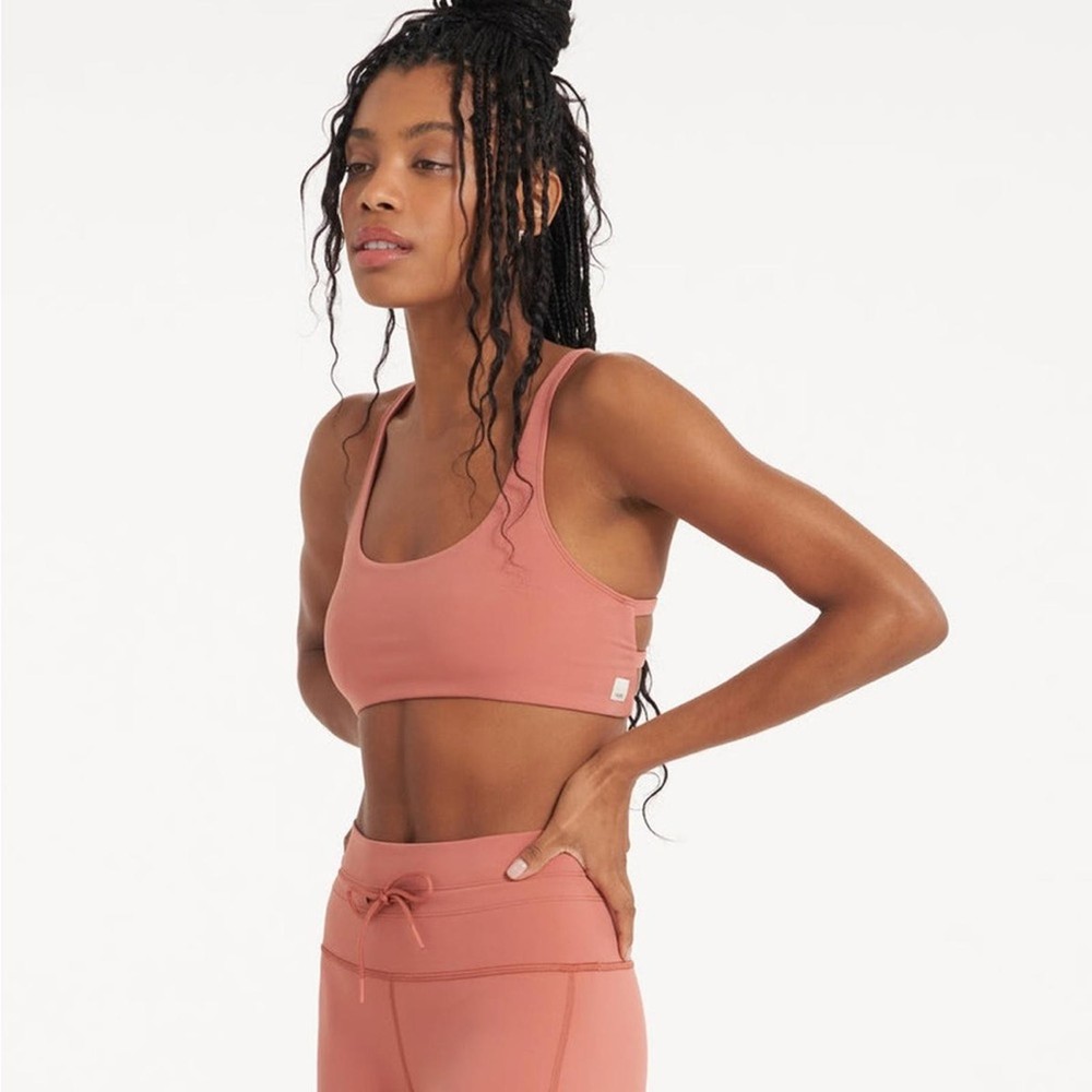 New Vuori Yosemite Sports Bra Sleeveless Size XS Cinnamon Terracotta