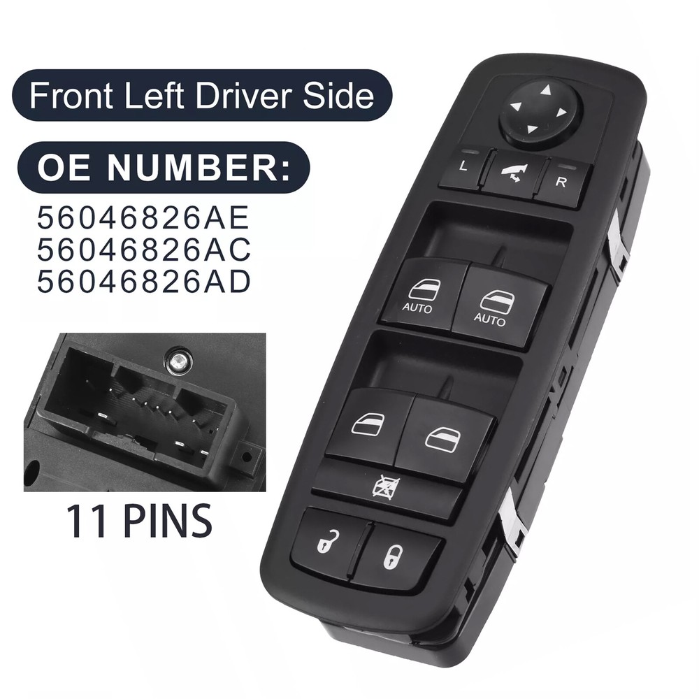 For 2016-2022 Ram 1500 2500 Left Driver Side Master Power Window Control Switch
