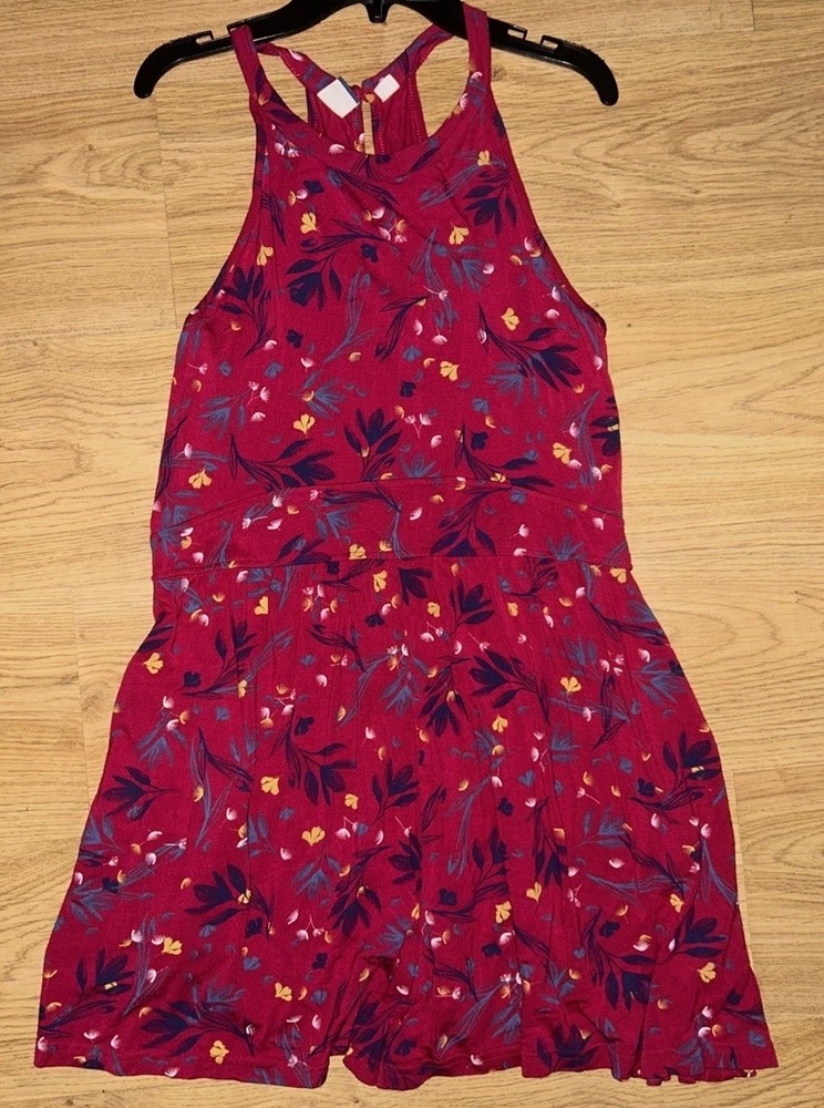 Roxy Sleeveless Romper Women's Size Large Floral Pattern