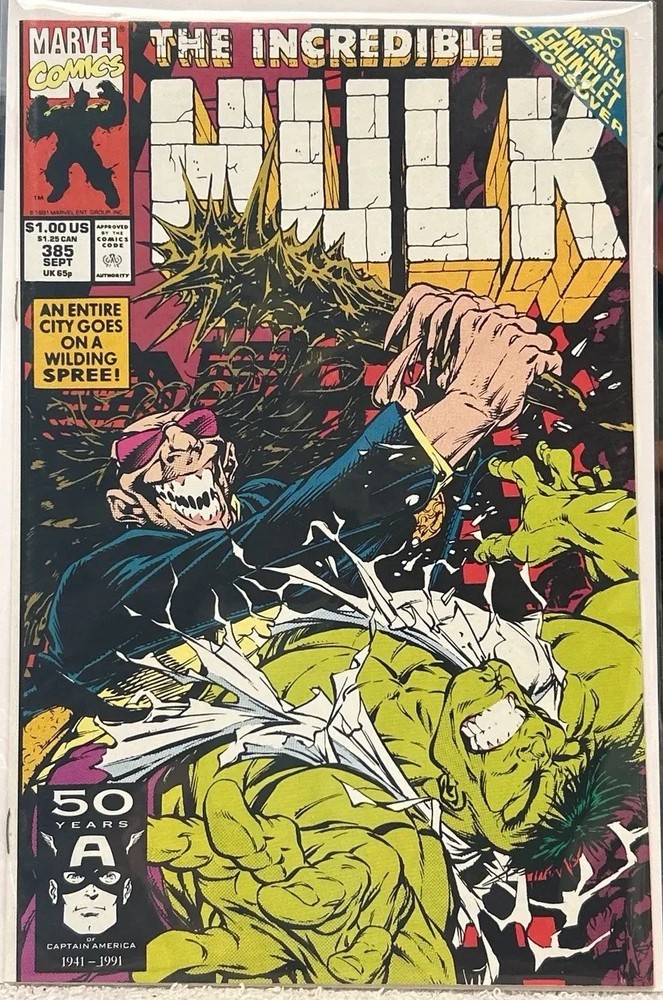 The Incredible Hulk #385 (Marvel Comics September 1991)