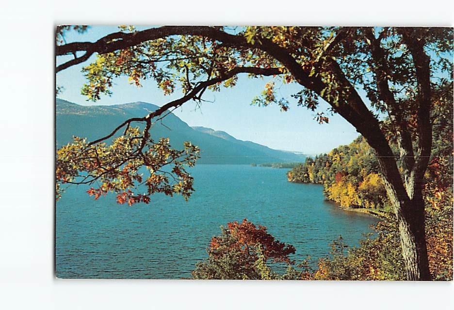 Postcard Lake George New York USA