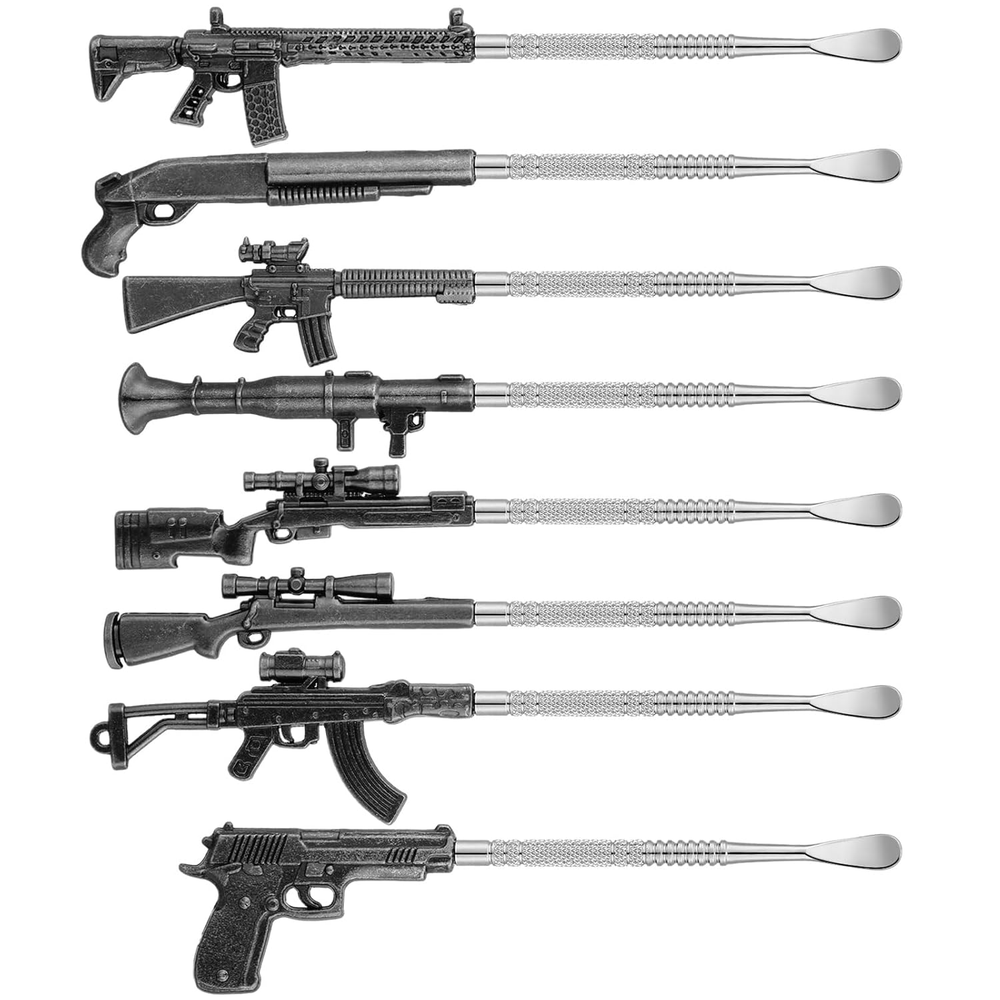 8 Pcs Wax Carving Tools Set 6.3 Inch Metal Gun Shape Wax Carving Tools Kit Stain