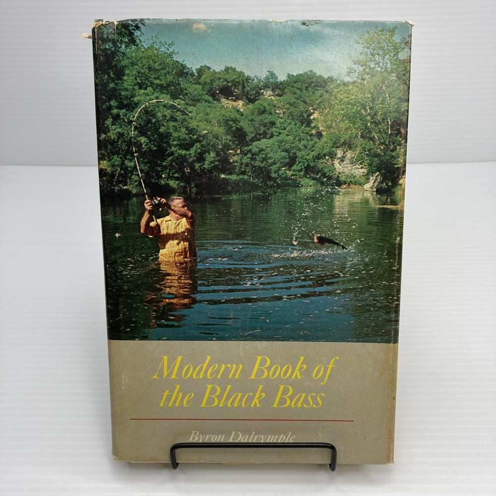 Modern Book of the Black Bass Byron Dalrymple 1972 HC Vintage Fishing Guide