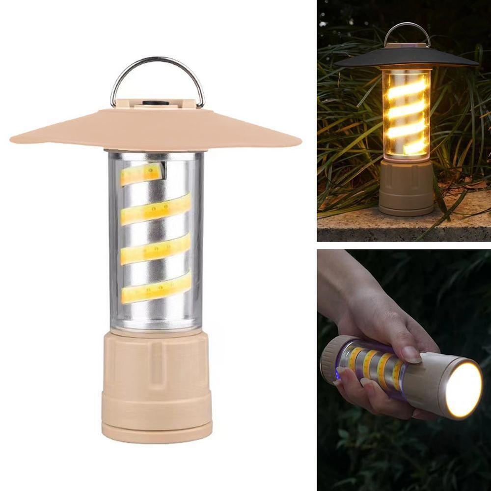 Camping Portable Flashlight Lamp LED Lights Long-lasting Illumination T7N7