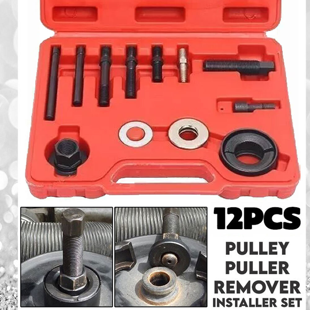 Pulley Puller and Installer Power Steering Pump Remover Alternator Kit US STOCK