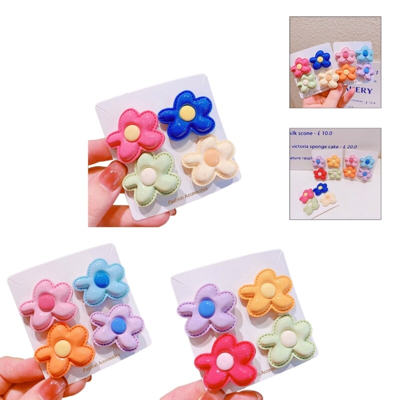 Flower Sweet Duckbill Clip Flower Duck Bill Clip Hairpin Unique Flower Hair Clip