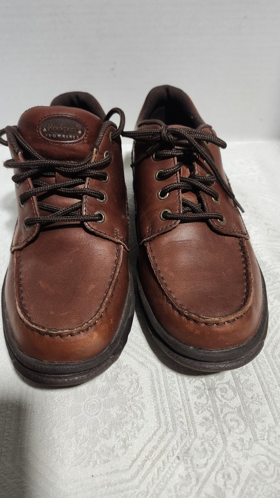 Mens Rockport Pro Walker Leather Uppers Brown Sz 10 M