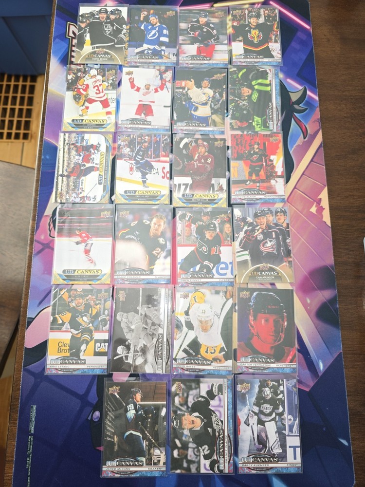 23 Ud Canvas 2021-2026 Mostly 2025-2026 Upper Deck Hockey Card Lot