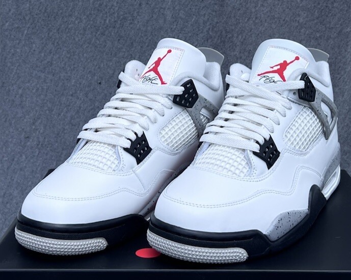 Jordan 4 Retro White Cement (2025) FV5029-100 Size 10.5