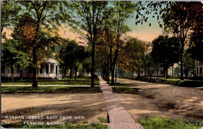 Parsons Kansas KS : BUILDING SCENE m/14 AV1530