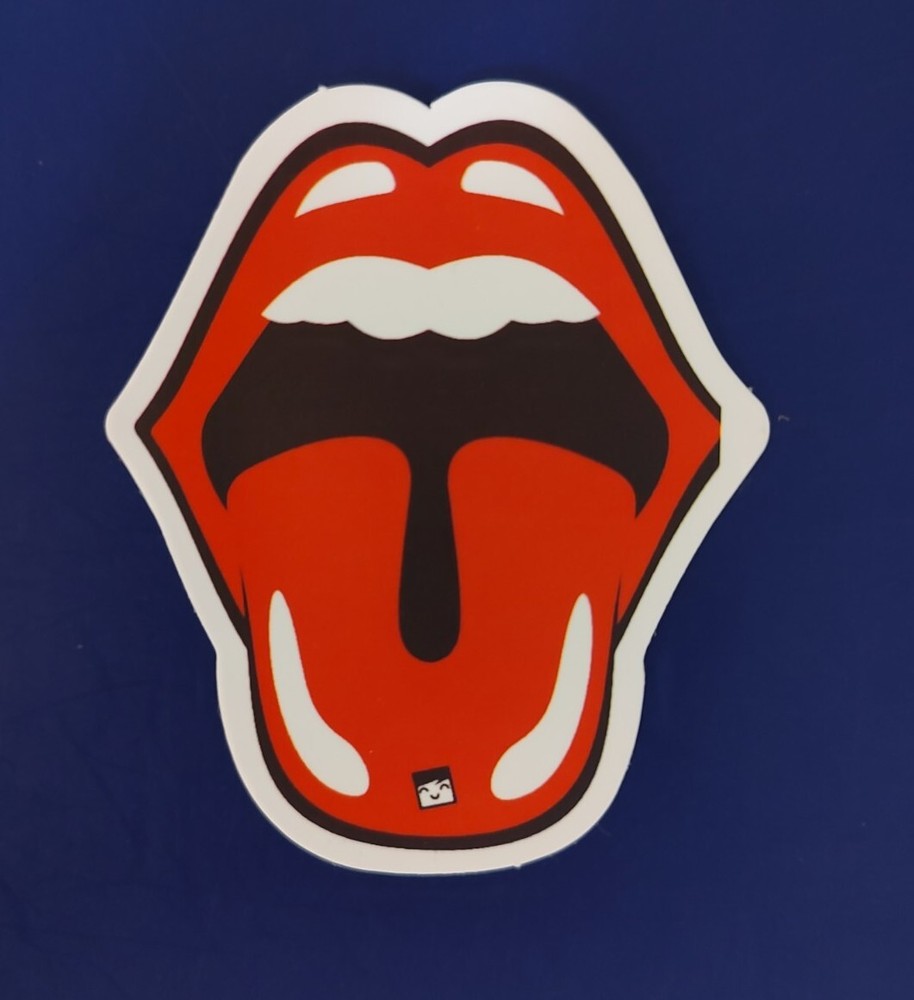 Acid On Tongue Humor Skateboard Laptop Decal Sticker-image