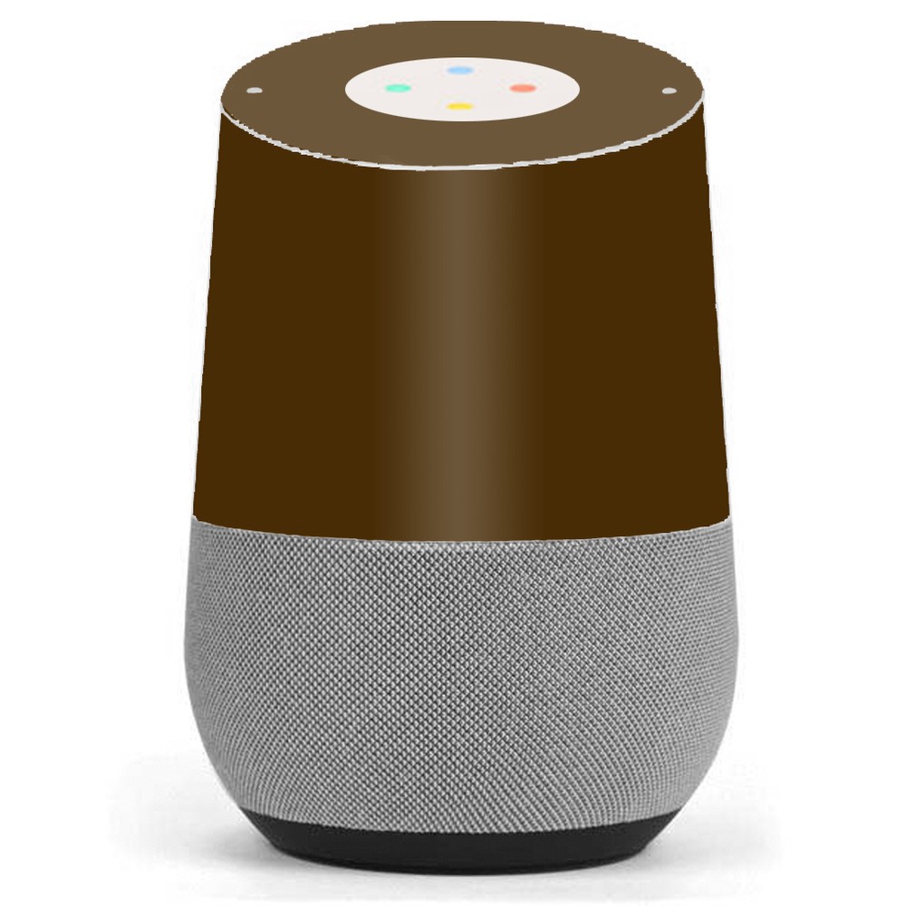 Skin Decal Vinyl Wrap for Google Home stickers skins cover/ Solid Brown