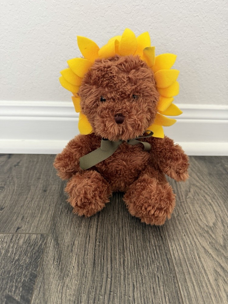 Aurora Sunflower Teddy Bear Plush Stuffed Animal Brown Small in 2022