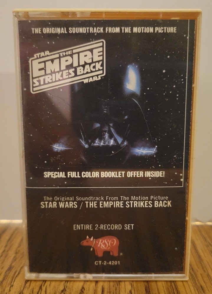Vtg STAR WARS The Empire Strikes Back Original Soundtrack Cassette Tape 1980
