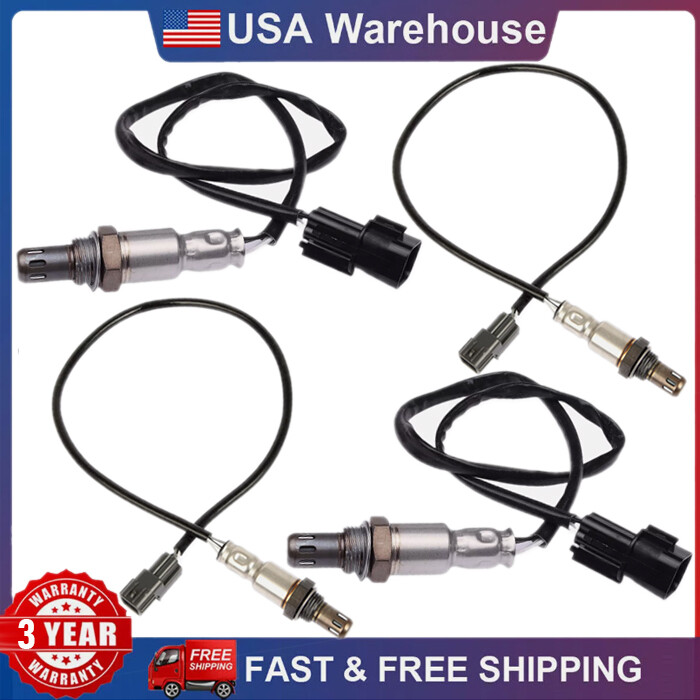 Set Of 4 Oxygen O2 Sensor For 2015 2016 Hyundai Genesis 3.8L Upstream&Downstream