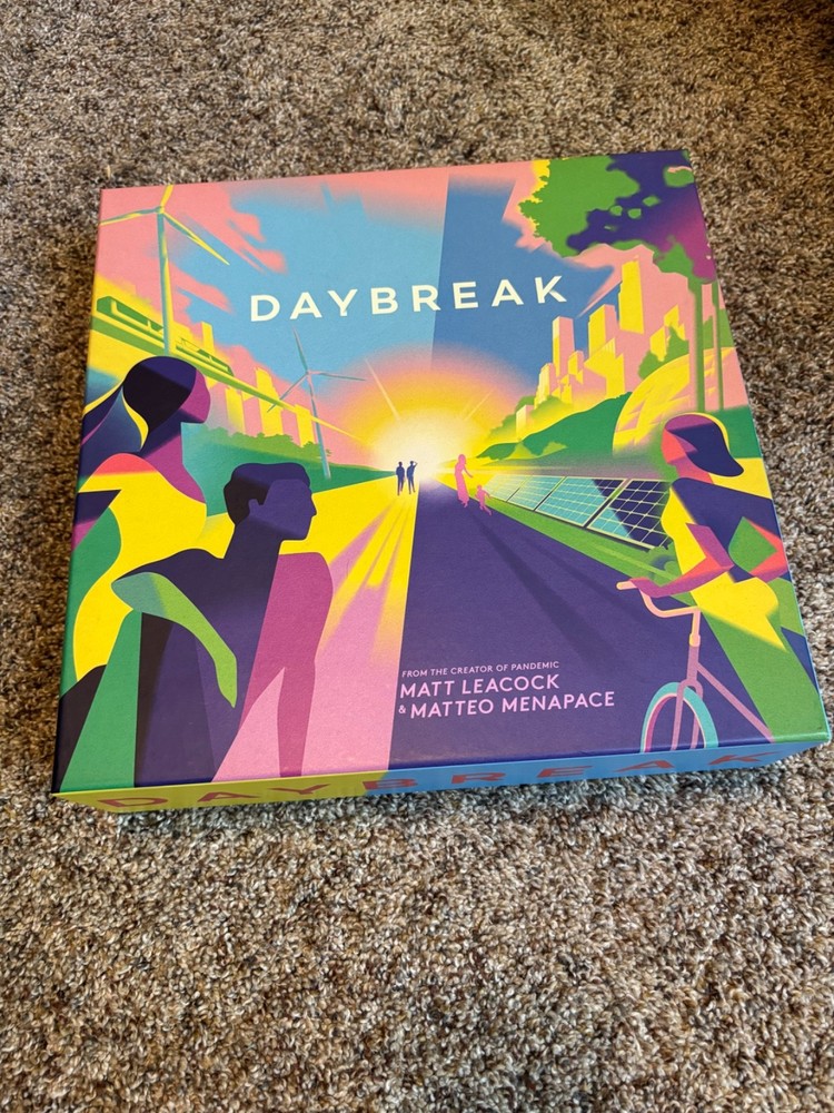 Daybreak cooperative climate change board game - used in great condition