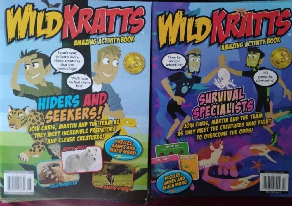 Lot Of 2 Wild Kratts Magazine Dec Jan Feb 2025 Survival Specialist