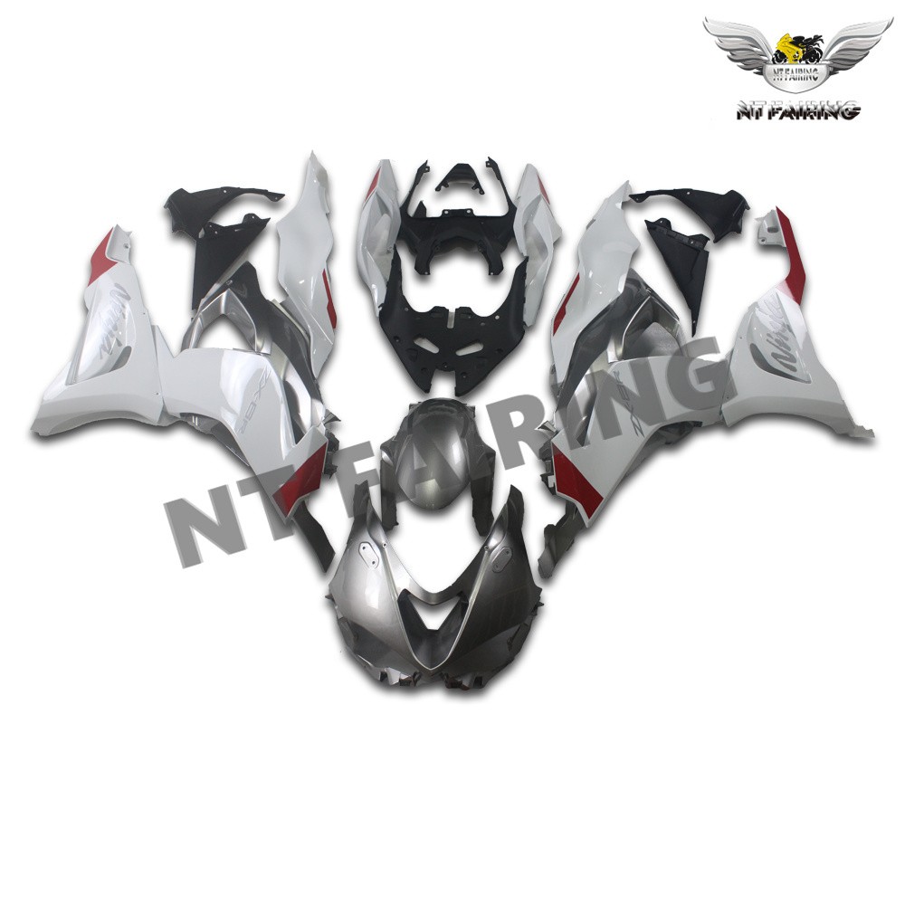 NTK Injection White ABS Fairing Fit for Kawasaki 2024 2026 Ninja ZX6R 636 a002