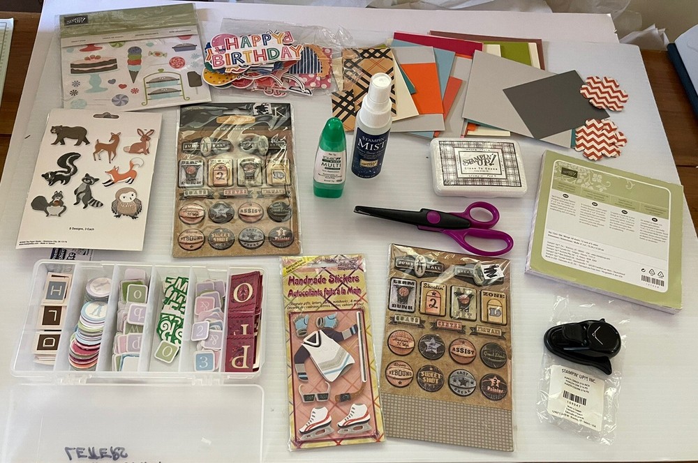 LOT of Scrapbook/Card Making Supplies & Tools- See Description For Detailed List
