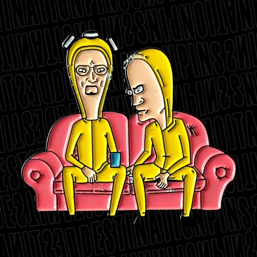 beavis And Butthead As Walter And Jessie From Breaking Bad Parody TV Enamel Pin
