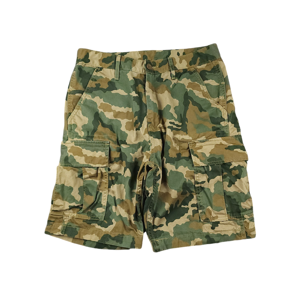 Levis Cargo Shorts 29 Mens Carrier Loose Y2K Camo Low Rise Twill Skater Elmwood
