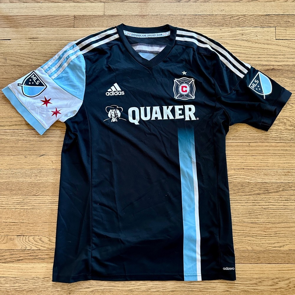 Chicago Fire FC 2014-2015 3rd Third Jersey Men’s Large Adidas MLS Soccer Shirt