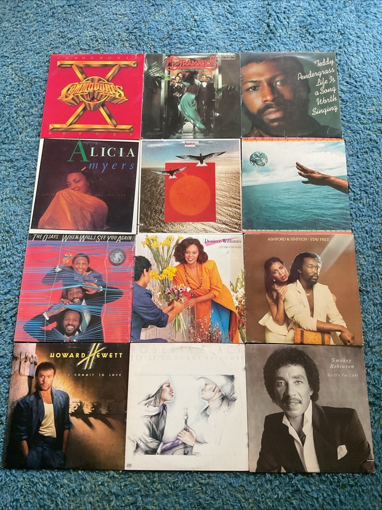 ( 12 ) Classic R&B Soul Funk Lp Vinyl Record Lot