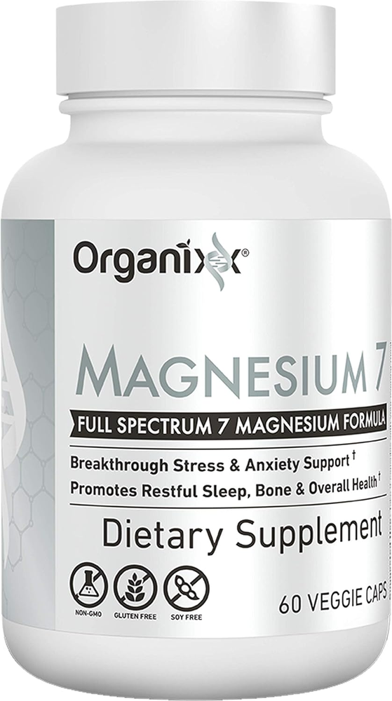 Magnesium Glycinate Supplement for Support Sleep, Muscle & Heart Health, 7 Type