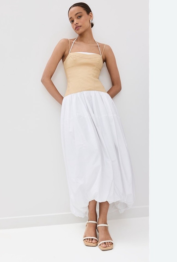 SIMKHAI Pfeiffer Bustier Dress | MSRP $625 | Size 0 (Fits 2) | Gorgeous