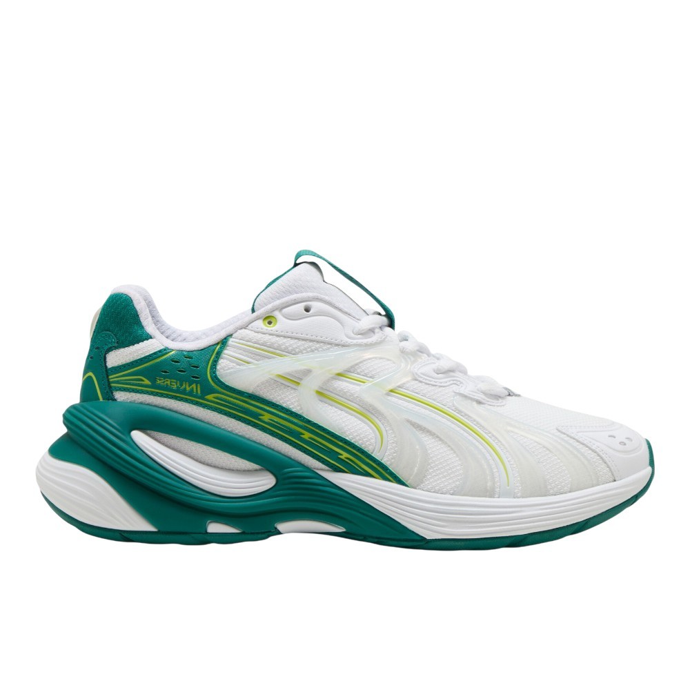 PUMA Aston Martin X Aramco F1 Team Inverse Lace Up  Mens Green, White Sneakers C