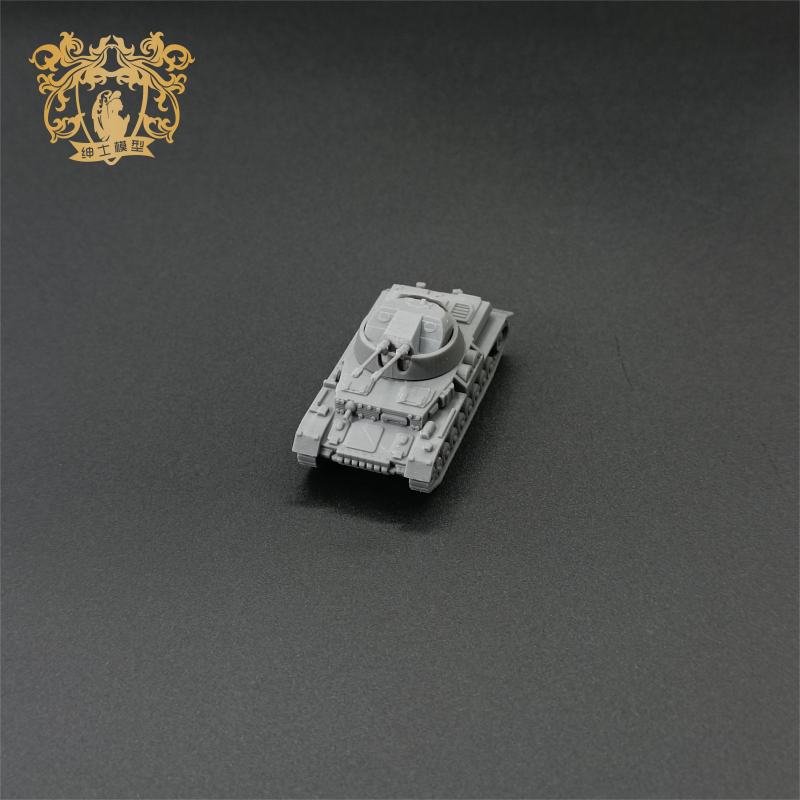 Ball Lightning Anti-Aircraft Tank 1/144 Scale Tank Model 3D Printed Model