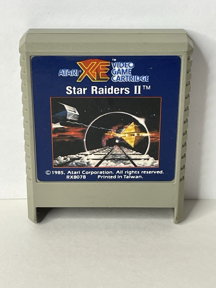 Star Raiders II 2 Atari 400/800/XL/XE Cartridge Only Cleaned Tested